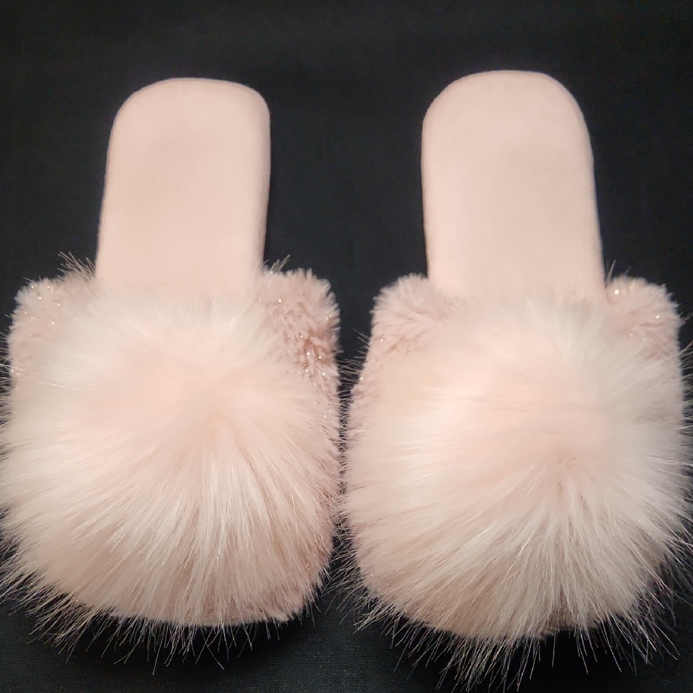 Justice PomPom Slippers